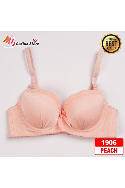 MU BRA WANITA DEWASA CUP A / WOMEN WIRED BRA / BAJU DALAM WANITA / PAKAIAN DALAM DEWASA / LADIES BRA CUP A 1906
