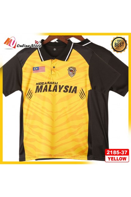 MU JERSEY MALAYSIA BERKOLAR LENGAN PENDEK DEWASA / SHORT SLEEVES COLLAR JERSEY / JERSEY LENGAN PENDEK / COLLAR JERSEY