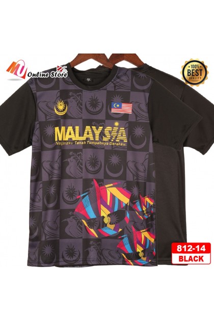 MU BAJU JERSEY MALAYSIA LENGAN PENDEK DEWASA / SHORT SLEEVES JERSEY / JERSEY MALAYSIA / TSHIRT MALAYSIA UNISEX