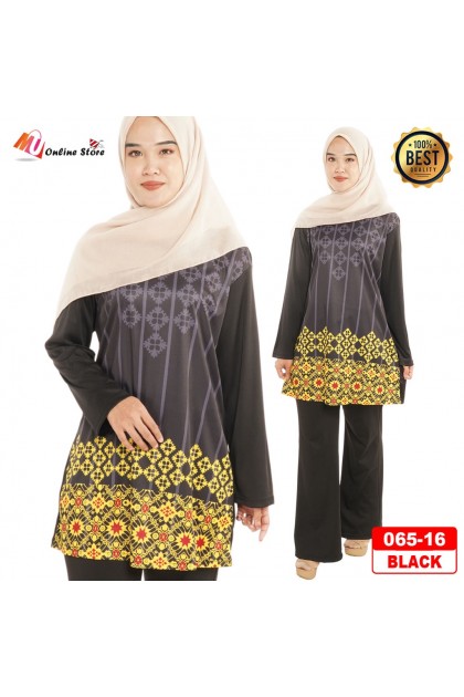 MU JERSEY MUSLIMAH DEWASA DAN KANAK KANAK / MUSLIMAH TSHIRT/ JERSI MUSLIMAH BERCORAK / BAJU MUSLIMAH BUDAK & DEWASA