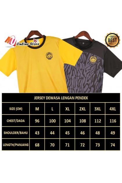 MU JERSEY BOLA SEPAK LENGAN PENDEK DEWASA / SHORT SLEEVES JERSEY / TSHIRT BOLA SEPAK MALAYSIA / JERSEY DEWASA UNISEX