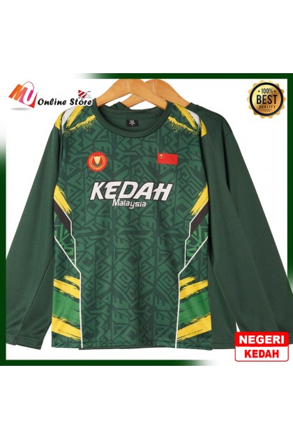 MU JERSEY NEGERI KANAK KANAK LENGAN PANJANG / KIDS JERSEY / TSHIRT KANAK KANAK / JERSEY NEGERI NEW DESIGN PART 3
