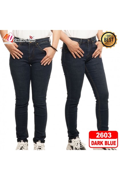 MU SELUAR JEANS WANITA DEWASA / WOMEN JEANS SLIM FIT / SELUAR JEANS / SELUAR SLIM FIT/ SELUAR JEANS WANITA 2602 & 2603