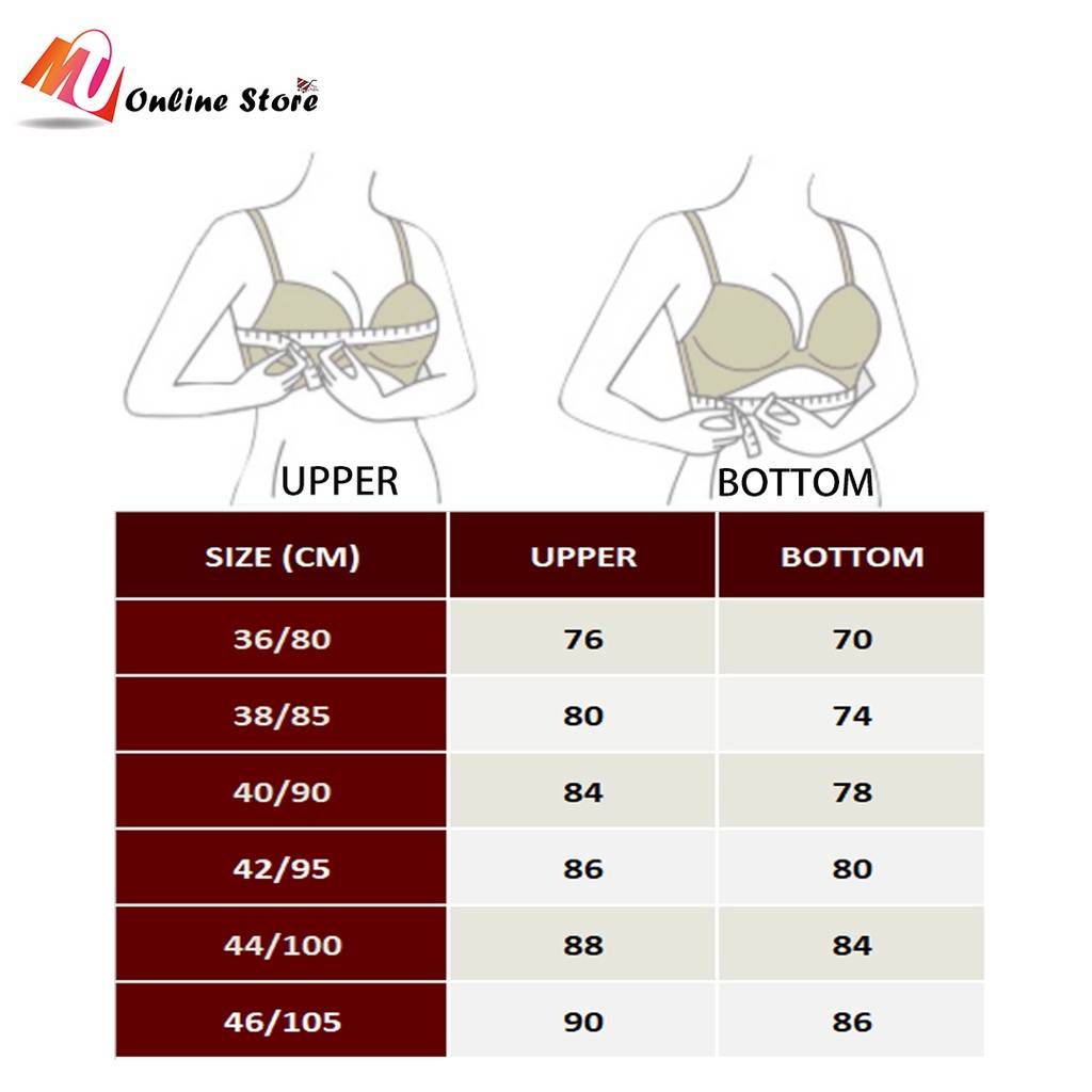 MU WOMEN NON WIRED DAILY BRA CUP C / BRA DEWASA 806 /BAJU DALAM WANITA ...