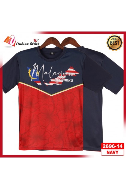 MU BAJU JERSEY MALAYSIA LENGAN PENDEK DEWASA / SHORT SLEEVES JERSEY / JERSEY MERDEKA / TSHIRT MALAYSIA UNISEX