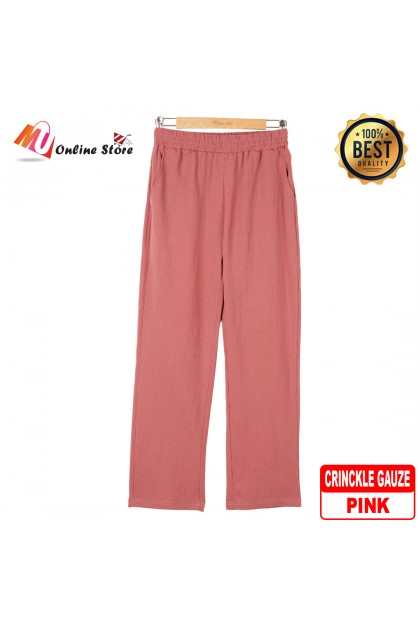 MU SELUAR FESYEN KOSONG WANITA / WOMEN PLAIN LONG PANTS / SELUAR PANJANG DEWASA / SELUAR CASUAL / LONG PANTS 9110