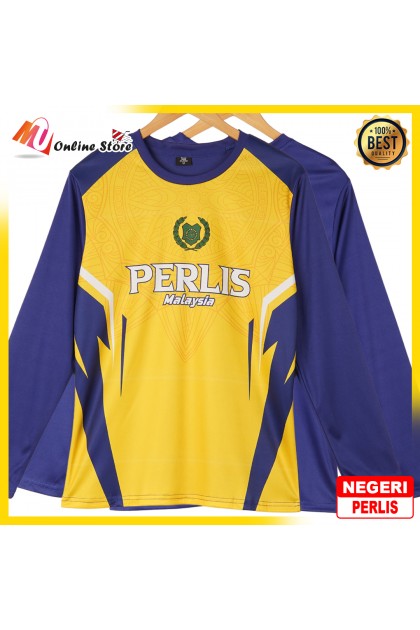 MU JERSEY NEGERI DEWASA LENGAN PANJANG / LONG SLEEVES JERSEY / TSHIRT SUKAN LENGAN PANJANG / JERSEY NEGERI NEW DESIGN