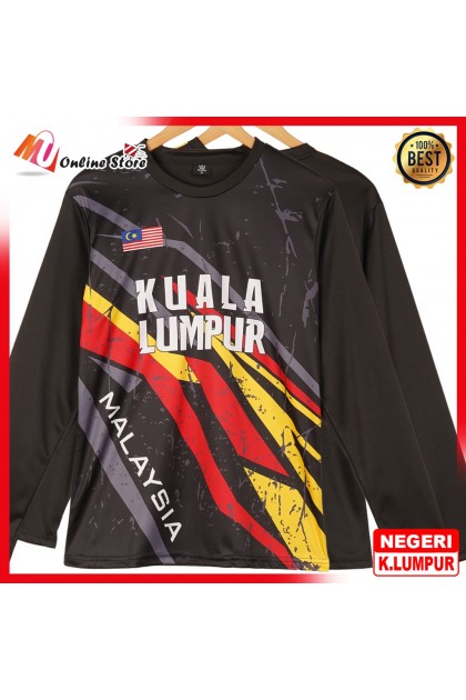 MU JERSEY NEGERI DEWASA LENGAN PANJANG / LONG SLEEVES JERSEY / TSHIRT NEGERI LENGAN PANJANG / JERSEY NEGERI NEW DESIGN