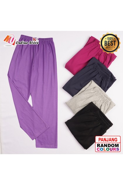 MU SELUAR FESYEN WANITA DEWASA FREE SIZE  / WOMEN LONG AND SHORT PANTS / SELUAR PANJANG DAN PENDEK WANITA 1601 & 1602