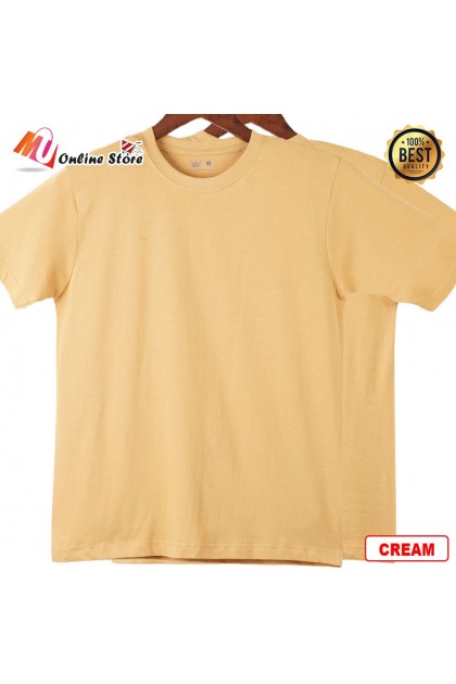 MU TSHIRT PLAIN COTTON LENGAN PENDEK DEWASA / SHORT SLEEVES TSHIRT / BAJU KOSONG DEWASA / TSHIRT PLAIN MULTICOLOR UNISEX
