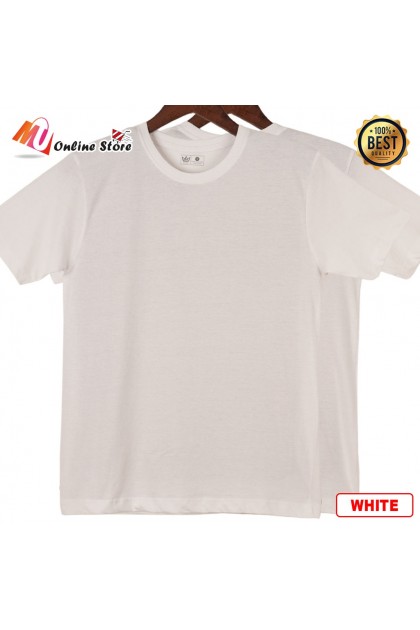 MU TSHIRT PLAIN COTTON LENGAN PENDEK DEWASA / SHORT SLEEVES TSHIRT / BAJU KOSONG DEWASA / TSHIRT PLAIN MULTICOLOR UNISEX